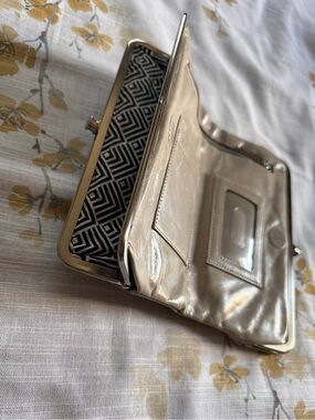 HOBO International Lauren Clutch Wallet in Sand